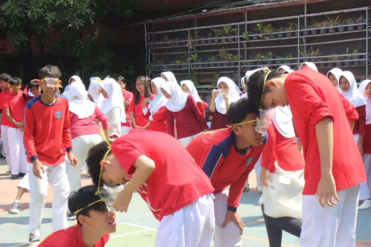 Keseruan Perayaan 17 Agustus di SMPN 7 Kota Cirebon