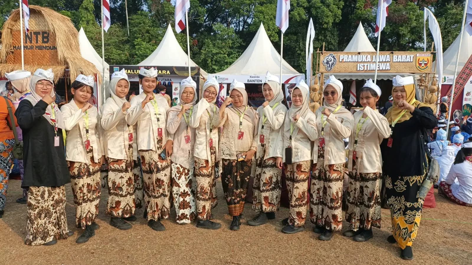 Peserta Jambore Nasional Siswa SMPN 7 Cirebon